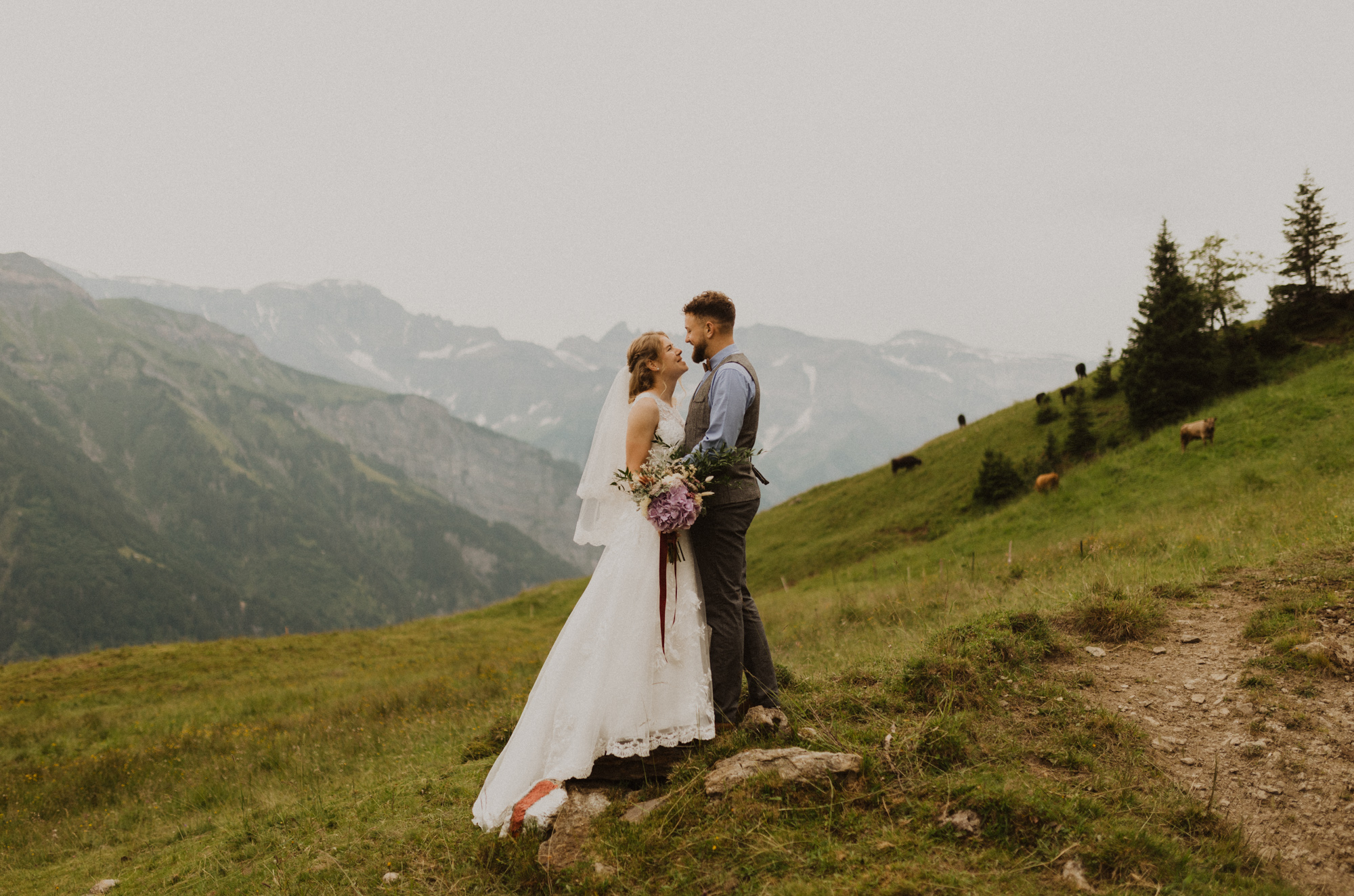 Hochzeit Schweizer Alpen