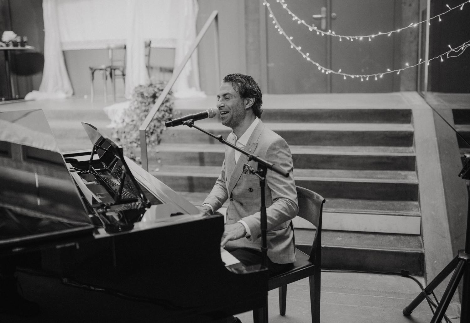 Sänger Klavier Schiffbau Hochzeit Zürich
