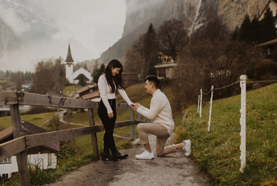 Hochzeitsantrag in Lauterbrunnen
