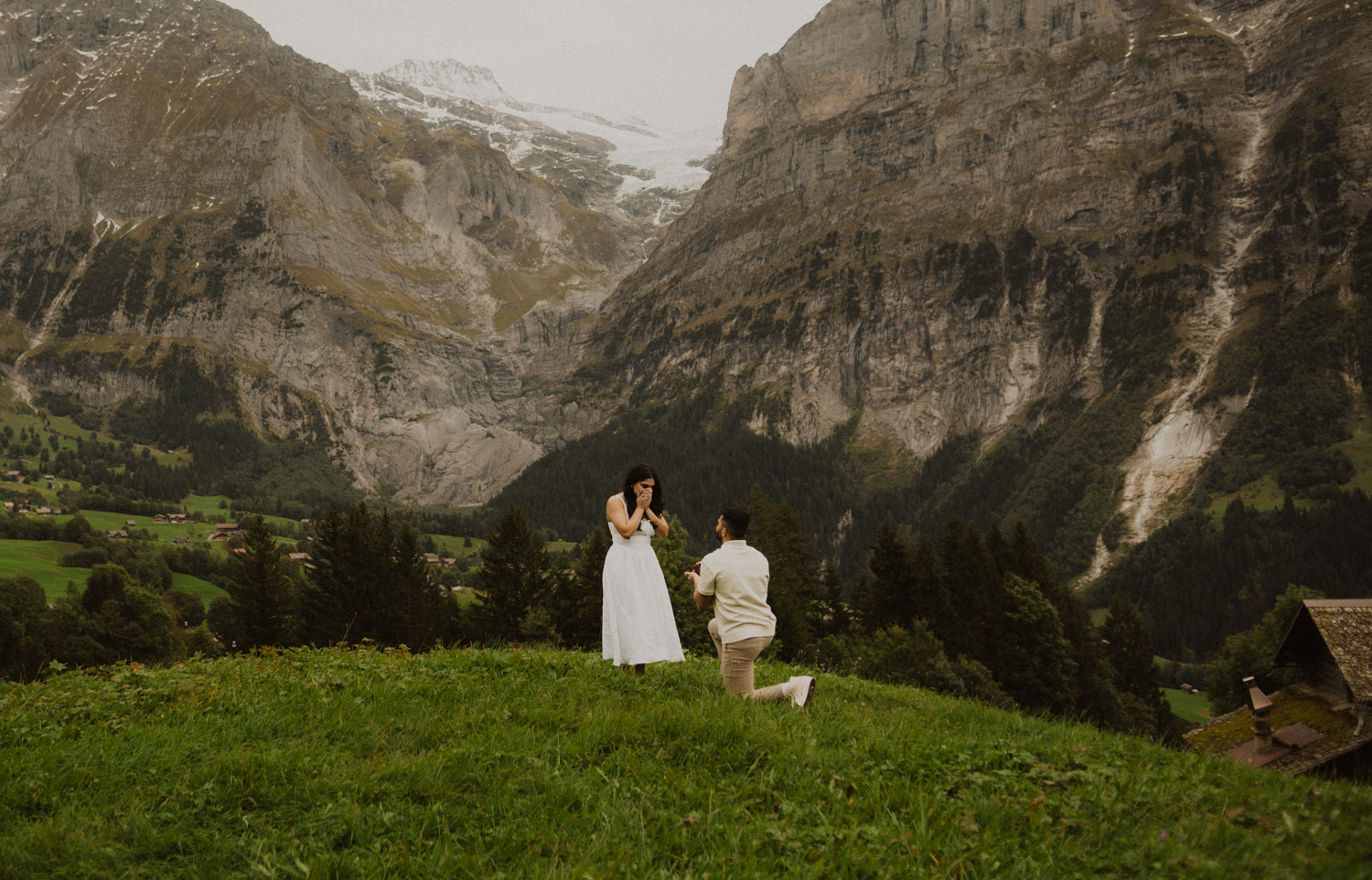 Grindelwald Proposal Photography