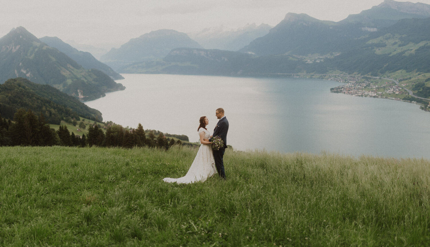 Lake Lucerne Wedding Photography