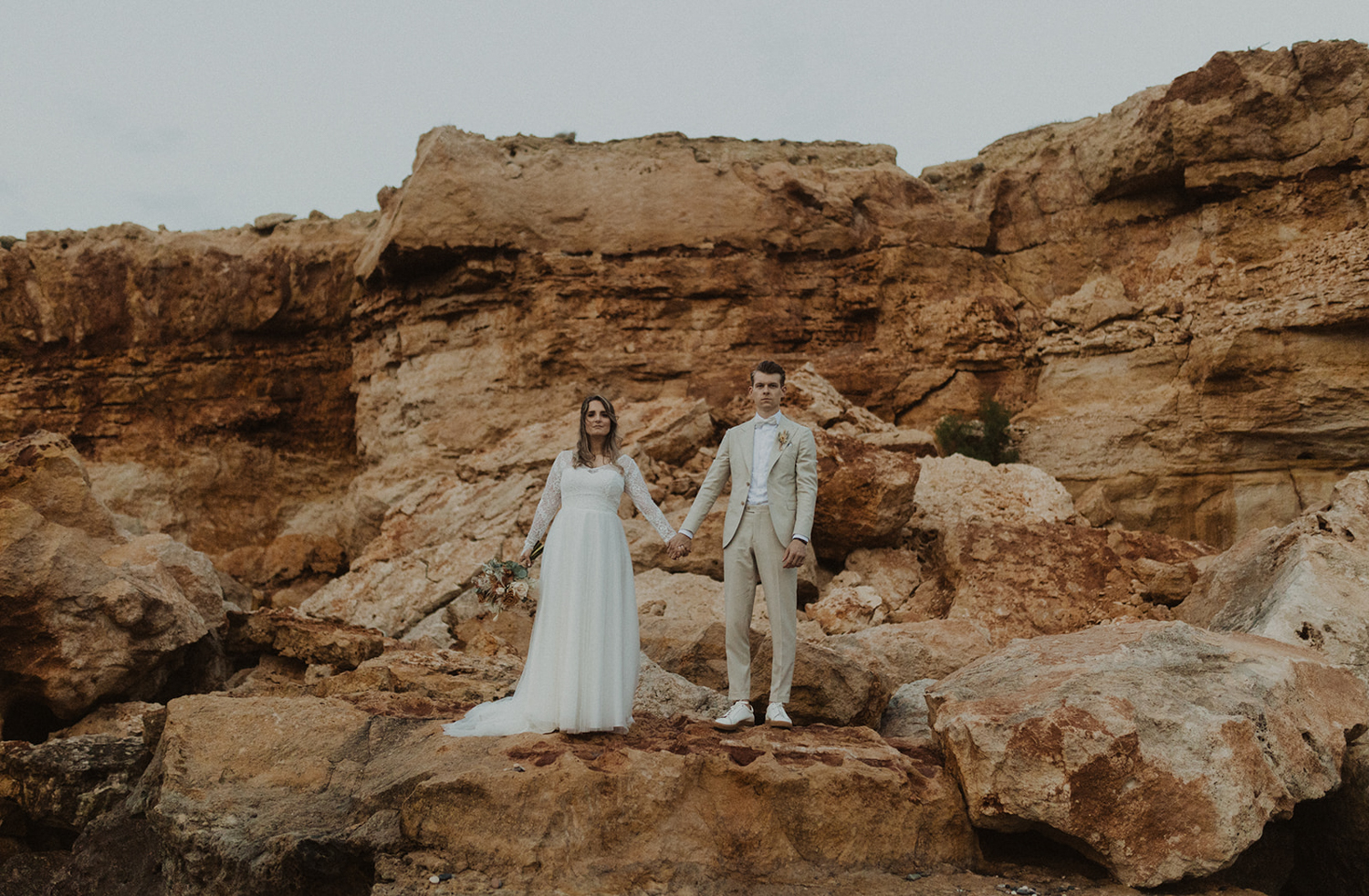 Angie & Nicklas Beach wedding photography crete